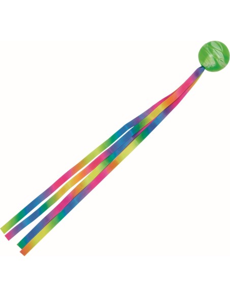 Stuiterbal met regenboogstaart