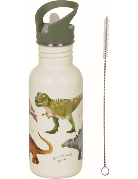 Edelstaalfles Dino vrienden