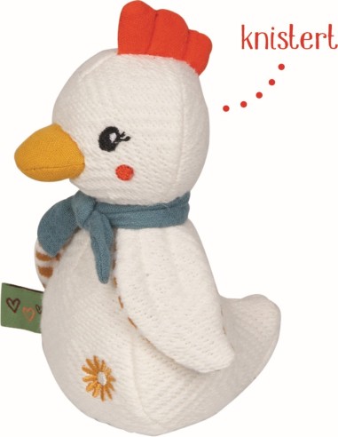 Knuffel knispert kip