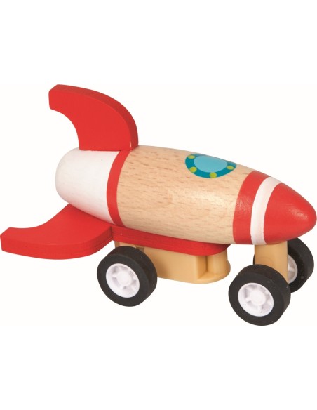 Raket met terugtrekmotor