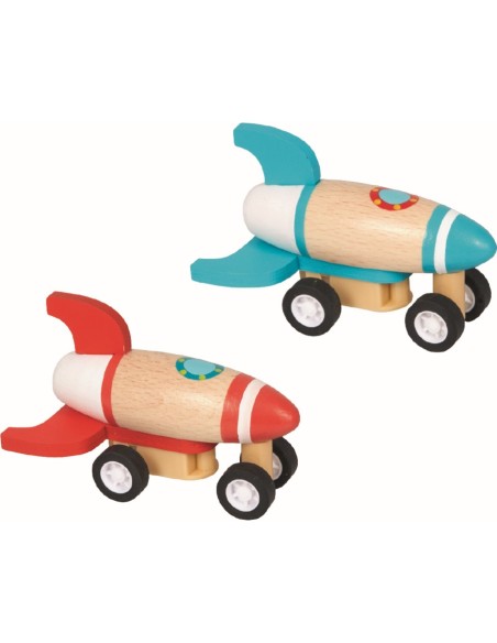 Raket met terugtrekmotor