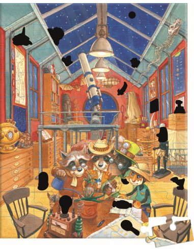 Memopuzzel maanbloem (50 stukjes)