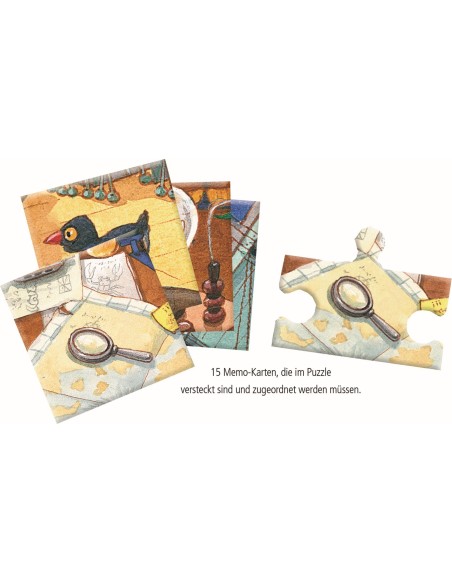 Memopuzzel maanbloem (50 stukjes)