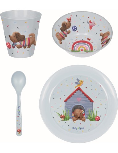Servies cadeauset Teckel