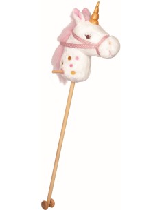 Eenhoorn stokpaardje 90CM