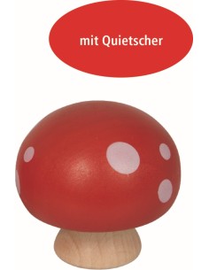 Houten paddenstoel met pieper 2