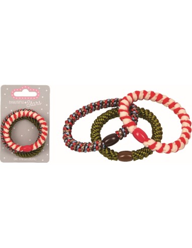 Gevlochten haarelastiekjes