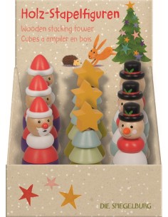 Houten stapelfiguren