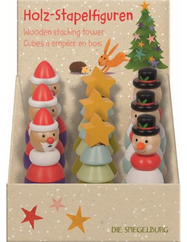 Houten stapelfiguren