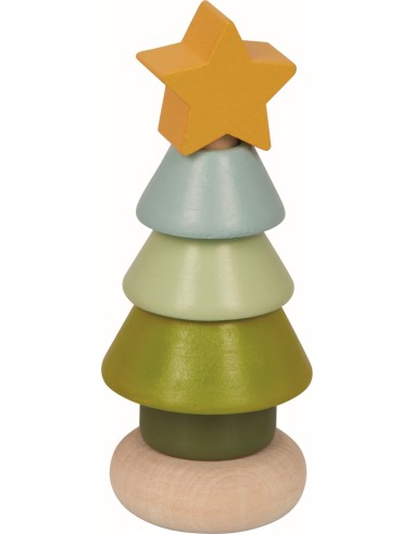 Houten stapelfiguren