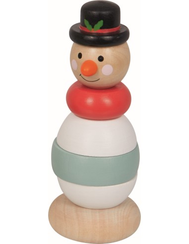 Houten stapelfiguren