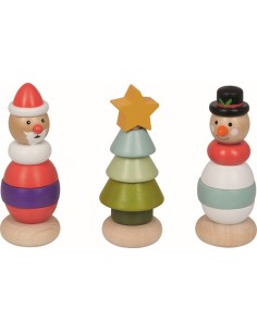 Houten stapelfiguren 2