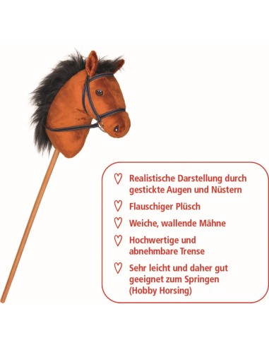 Stokpaardje Dusty 105CM