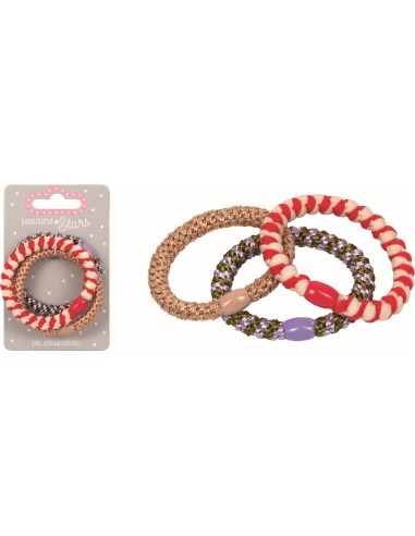 Gevlochten haarelastiekjes