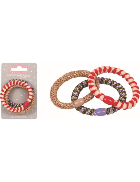 Gevlochten haarelastiekjes