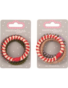 Gevlochten haarelastiekjes 2