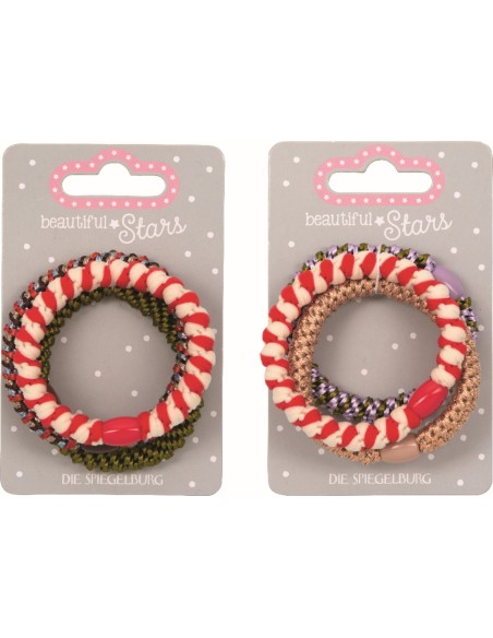 Gevlochten haarelastiekjes