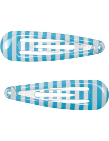 Haarclip strepen en punten