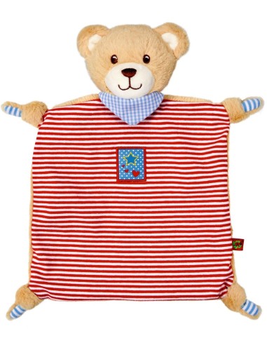 Knuffeldoek Teddy rood