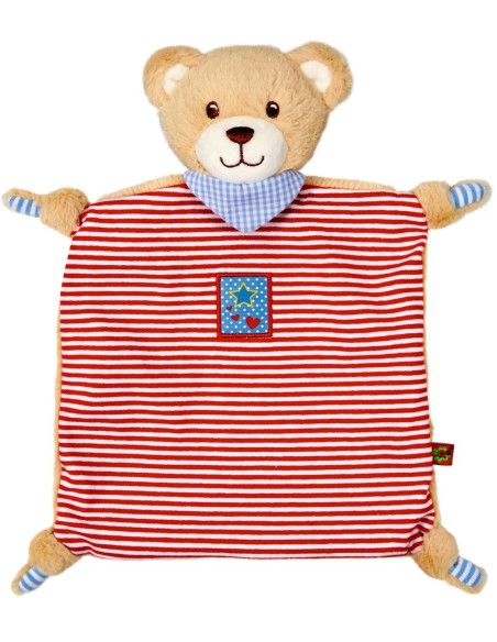 Knuffeldoek Teddy rood