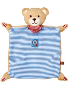 Knuffeldoek Teddy blauw