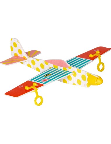 Bellenblaas vliegtuig