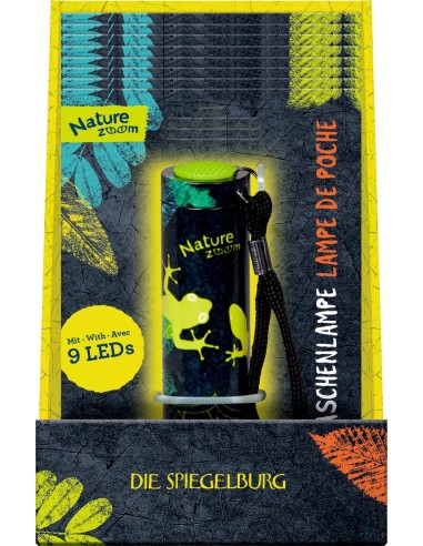 Zaklamp met 9x led