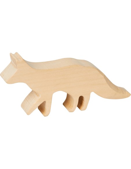 Snijset houten dieren
