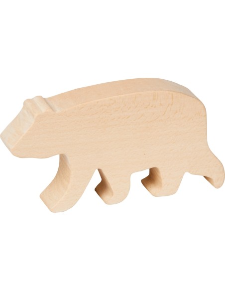 Snijset houten dieren