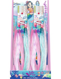 Haarclips met glitterstrengen