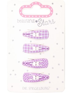 Haarclip lichtrozen / paars 2