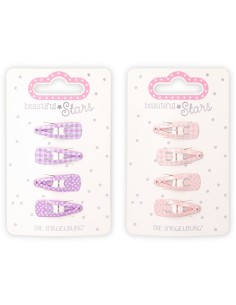 Haarclip lichtrozen / paars