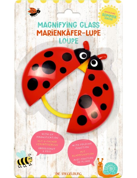 Lieveheersbeestje vergrootglas