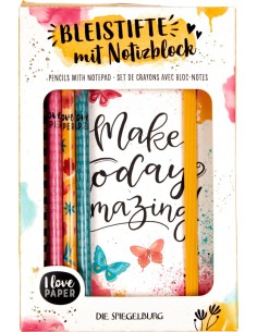 Potloden met blocnote