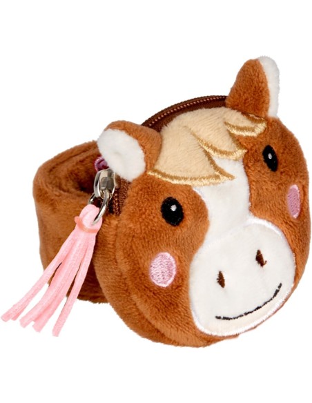 Klaparmband paard met portemonnee