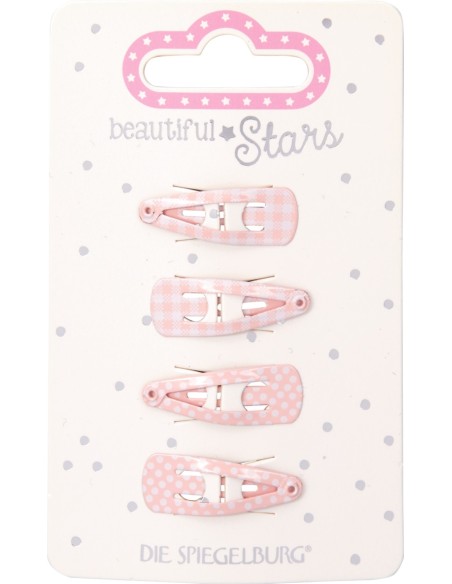 Haarclip lichtrozen / paars