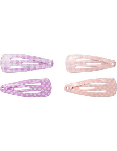 Haarclip lichtrozen / paars