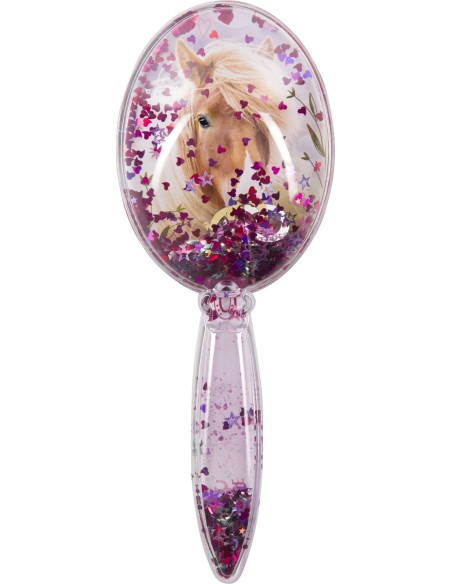 Haarborstel met glitters