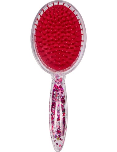 Haarborstel met glitters