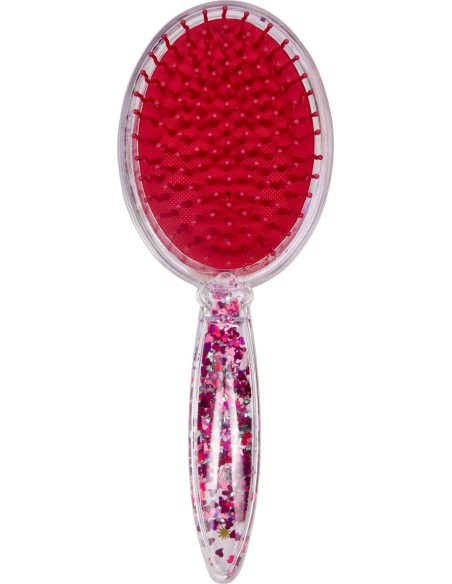 Haarborstel met glitters